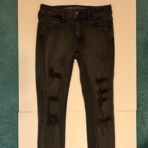 American eagle super super stretch jegging size 0
